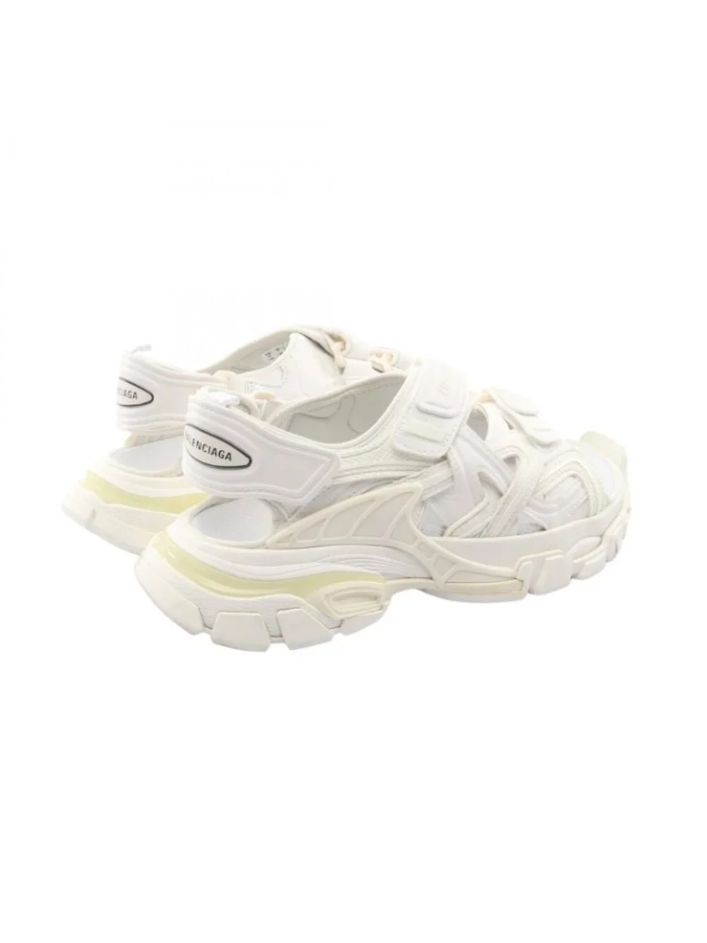 Balenciaga Sandals Track White Leather